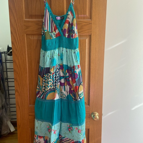 Etcetera Dresses & Skirts - ETC. Brand Cute Boho Style Full Length Dress, Size SM